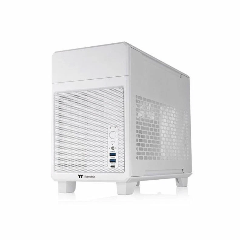 Thermaltake CA-11A-00S6NN-00 Gaming Computer Case - Mini-tower Snow White
