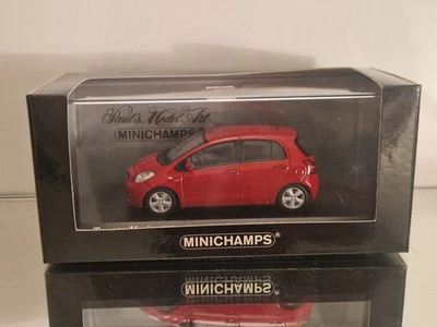 Minichamps Red Toyota Yaris 2005 1/43 Minicar - Image 1 of 4