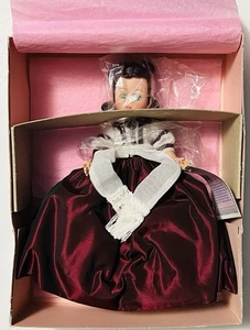 Madame Alexander Scarlet Gone With The Wind Burgundy Red Dress NOS Original Box - Picture 1 of 4
