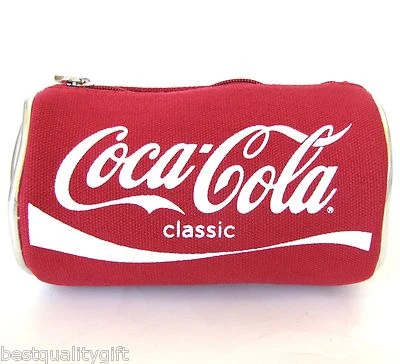 NUEVA BOLSA DE LATA DE REFRESCO COCA-COLA CLÁSICA DE LONA ROJA + VINILO PLATEADO + BOLSA + ESTUCHE MÚLTIPLE Foto 1 de 4