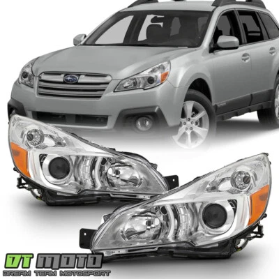 For 2010-2014 Subaru Outback Legacy Projector Headlights Headlamps Left+Right - Image 1 of 4