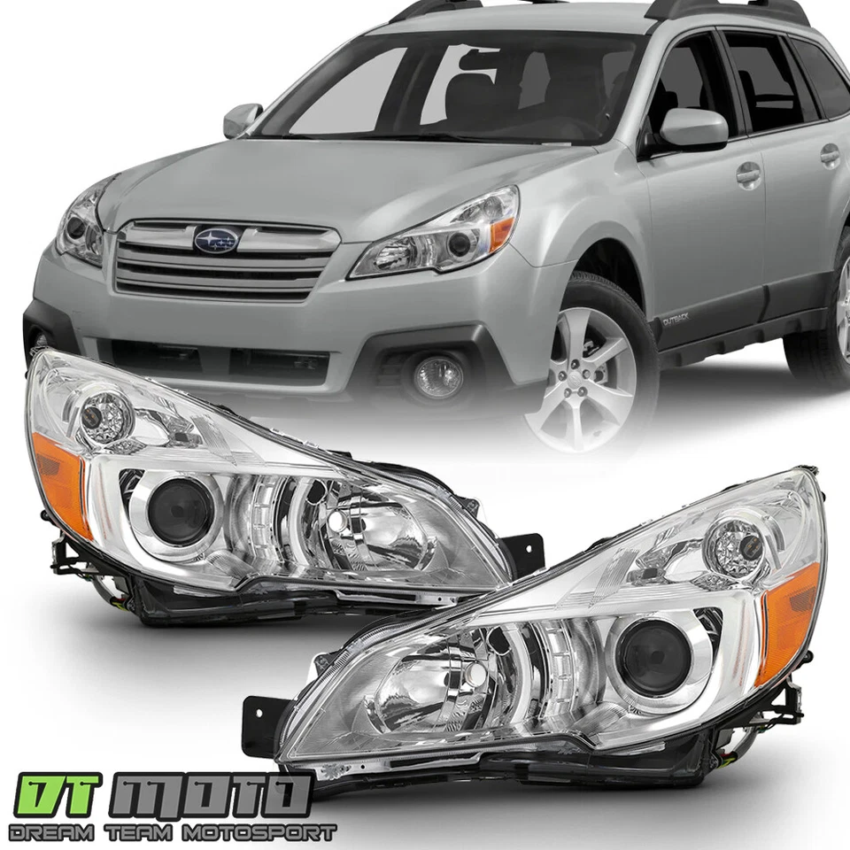 For 2010-2014 Subaru Outback Legacy Projector Headlights Headlamps Left+Right - Image 1 of 4