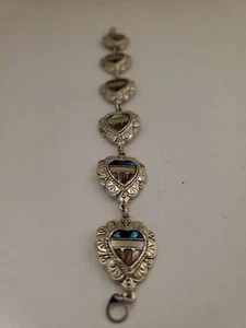 Silver Heart Bracelet - Picture 1 of 5