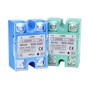 BEM-10DD/25DD/40DD/60DD/80DD/100DD Single Phase Solid State Relay DC Control DC - Picture 1 of 5