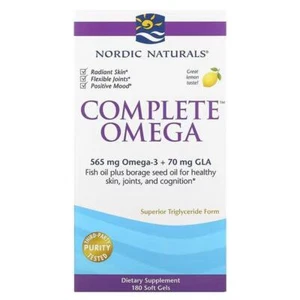 Nordic Naturals, Omega Completo, Limón, 180 Geles Blandos - Imagen 1 de 2