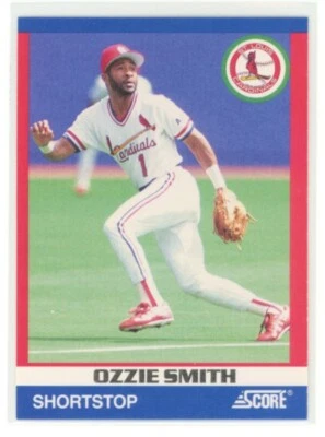 OZZIE SMITH 1991 Score Super Star #18 - Image 1 of 2