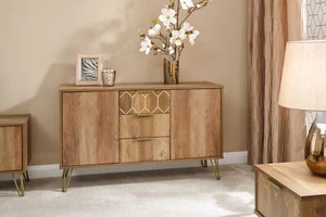 Orleans 2 Door 3 Drawer Cabinet Mango - Picture 1 of 10