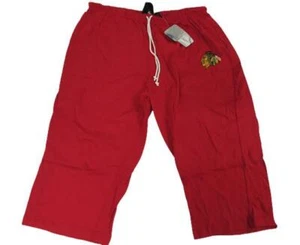 New Chicago Blackhawks Womens Plus Sizes XL-4XL Capri Pants Shorts - Picture 1 of 5