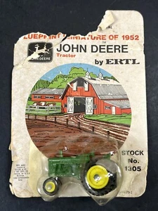 ERTL John Deere Tractor #1305 Model 60 Blueprint Miniature 1952 Farm Series 1:64 - Picture 1 of 10