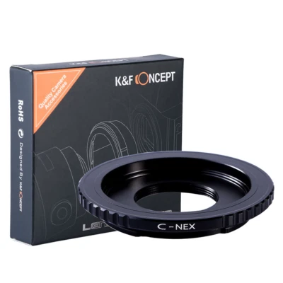 K&F Concept adapter for C mount lens to Sony E mount NEX  a5000  A7II,A7R - Image 1 of 4