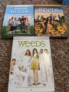 Weeds - DVD Disc Sets - Seasons 1 2 3 - TV Series - Pre-owned - Great Condition - Picture 1 of 2