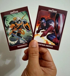 TASKMASTER vs CAPTAIN AMERICA 2021-2022 Marvel Versus Panini Trading Cards~ NM - Picture 1 of 2