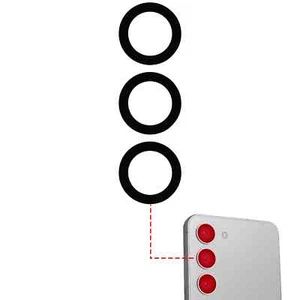 Rückseite Kamera Linse (nur Glas) mit Kleber kompatibel für Samsung Galaxy S23 5G - Bild 1 von 2