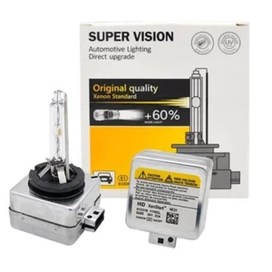 1x D3S D3R D3C 6000K Super Vision White Xenon HID Bulbs Replace Factory - Picture 1 of 9
