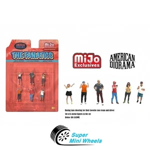 American Diorama 1:64 - The Fanatics Figures - 6 pcs Set - Metal - AD-2420MJ - Picture 1 of 2