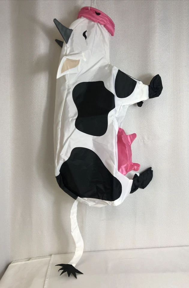 Windsock by Premier Design Kites 25" Cow Garden Spinner Suntex Fabric