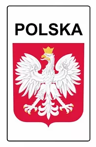 Polska Herb Godlo Polski Poland Metal Aluminium Sign Plaque Patriotyczna Tablica - Picture 1 of 1