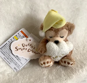 New Tokyo Disney Sea Duffy Bear Sweet Dreams ZZZ Plush Keychain Badge Bag Charm - Picture 1 of 11