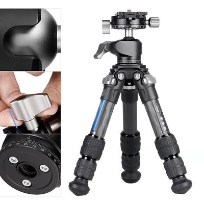 New Leofoto LS-223C Table-Top/Mini Tripod Carbon Fiber for Camera with case - Image 1 of 4