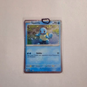 SWIRL B 🌀 Squirtle 048 Cosmos Holo Promo Scarlet Violet 151 Pokemon Card NM - Picture 1 of 2