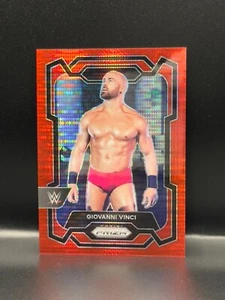 🔥GIOVANNI VINCI: 2024 Panini Prizm WWE #/399 RED PULSAR 🚨RAW #144 - Picture 1 of 7