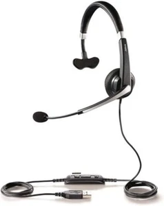 Jabra UC VOICE 550 MS Mono USB Silver/Black Headband Headset Microsoft Optimized - Picture 1 of 4