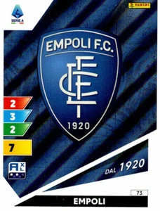 PANINI CALCIATORI ADRENALYN XL 2024-2025 CARD N. 73 LOGO SCUDETTO EMPOLI - Picture 1 of 2