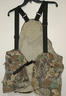 VINTAGE Hunter's Specialties RealTree Advantage Camo Padded Seat Vest Mexico - Image 1 of 4
