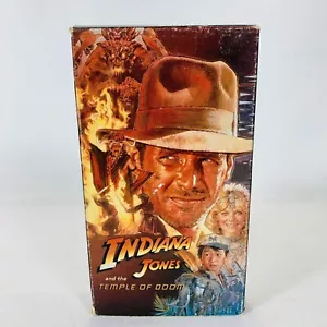 Indiana Jones and the Temple of Doom (VHS 1986 Used) Harrison Ford - Imagen 1 de 10
