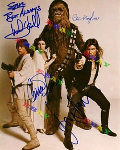 Star Wars Cast A New Hope Autographed Signed Photo Reprint - Picture 1 of 1