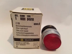 Square D 9001 D4V1R rote Kontrollleuchte 9001D4V1R Serie A - Bild 1 von 2