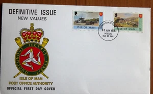 Isle of Man - Definitive Issue - 28 May 1975 - FDC + Insert - VGC - Picture 1 of 1