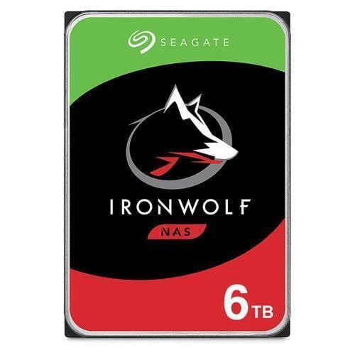 Seagate IronWolf NAS 6TB, SATA 3, 3,5 Zoll Interne Festplatte (ST6000VN006)