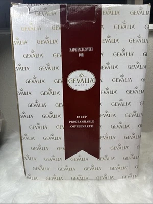 Gevalia C60a Connoisseur Home Concepts 12 Cup Coffee Maker Green FAST SHIP - Image 1 of 3