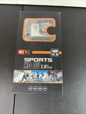 SPORTS HD DV Action Camera WiFi 2.0 LCD Screen Full HD 1080P Waterproof NEW - Image 1 of 4
