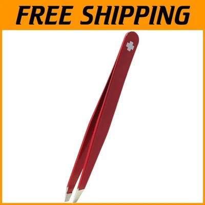 Pinzas clásicas Swiss Cross - acero inoxidable rojo Foto 1 de 3