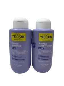 AlfaParf Yellow Silver Purple Shampoo & Conditioner 16.9 Oz-DUO - Picture 1 of 1