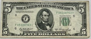1950A Federal Reserve Star Note Atlanta F Series - Picture 1 of 2