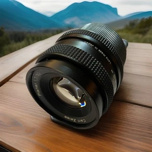 CONTAX CARL ZEISS PLANAR T* 50mm f/1.7 MMJ LENS CY MOUNT W/YELLOW 55mm FILTER - Picture 1 of 15