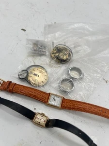 Vintage Watch parts, movements, dials, cases - JOB LOT - - Picture 1 of 3