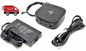 HP USB-C DOCK G5 CON ALIMENTATORE 120W DOCKING STATION HP + Hub 3 Usb Perfetta ! - Foto 1 di 1
