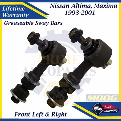Barras estabilizadoras delanteras MOOG OEM para Nissan Altima/Maxima 1993-2001 garantía de por vida Foto 1 de 4
