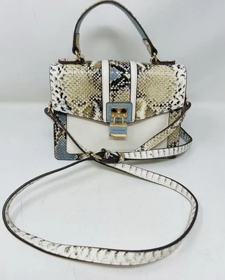Bolso de mano Anne Klein Python bandolera correa extraíble Foto 1 de 4