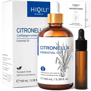 Aceite Esencial de Citronela, 100Ml Naturaleza Pura Sin Diluir para Difusor, Humidificador, - Imagen 1 de 12