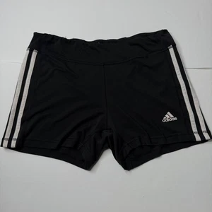 Pantalones Cortos Adidas Climalite Mujer Talla L Negros 3 Rayas Atléticos Gimnasio Correr Logo - Imagen 1 de 6