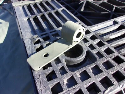 ONE...MILITARY SURPLUS 2 MAN HMMWV M998  TROOP SEAT BOW SUPPORT HARDWARE US ARMY - Image 1 of 4
