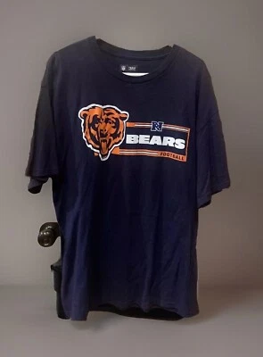 Chicago Bears 男式 T 恤 XL 码 NFL 球队服装 足球 蓝色 二手 — 第 1/4 张图片
