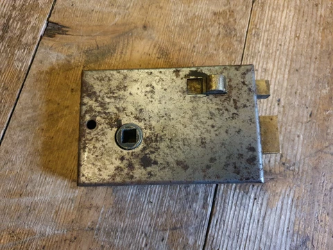 Vintage door rim lock plenty character Cover