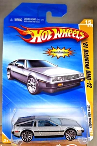 2010 Hot Wheels #15 New Models 15/44 '81 DELOREAN DMC-12 Silver Variation w/10Sp - Picture 1 of 5