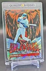 KEN GRIFFEY JR RAINBOW SPARKLE RAPTURE CARD WITH CASE MLB SEATTLE MARINERS - Picture 1 of 6
